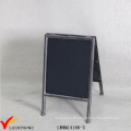 Portable a Stand Small Antique Metal Frached Chalk Blackboard